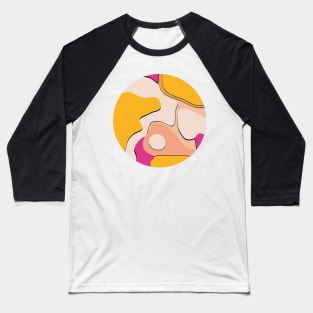 Original abstract modern minimalist design art Baseball T-Shirt